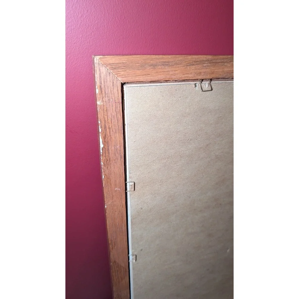 VINTAGE MCM Customizeable Photo Wall Frame ‎ 7 pic  21.5